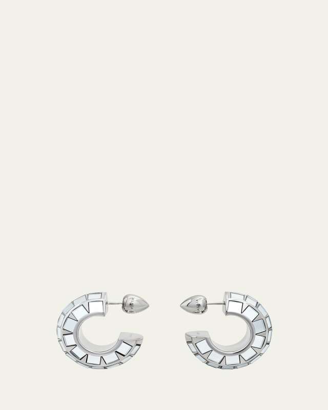 Disco Crystal Small Hoop Earrings